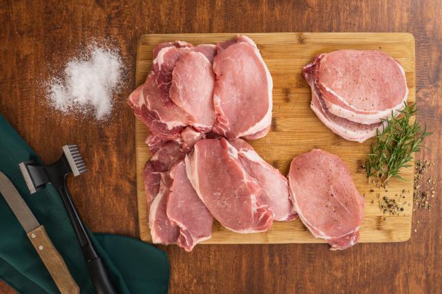 Karreeschnitzel vom Schwein - Symbolfoto